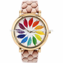 2016 Wholesale Fashion colorful leather Lady Wristwatch, Watch Women
